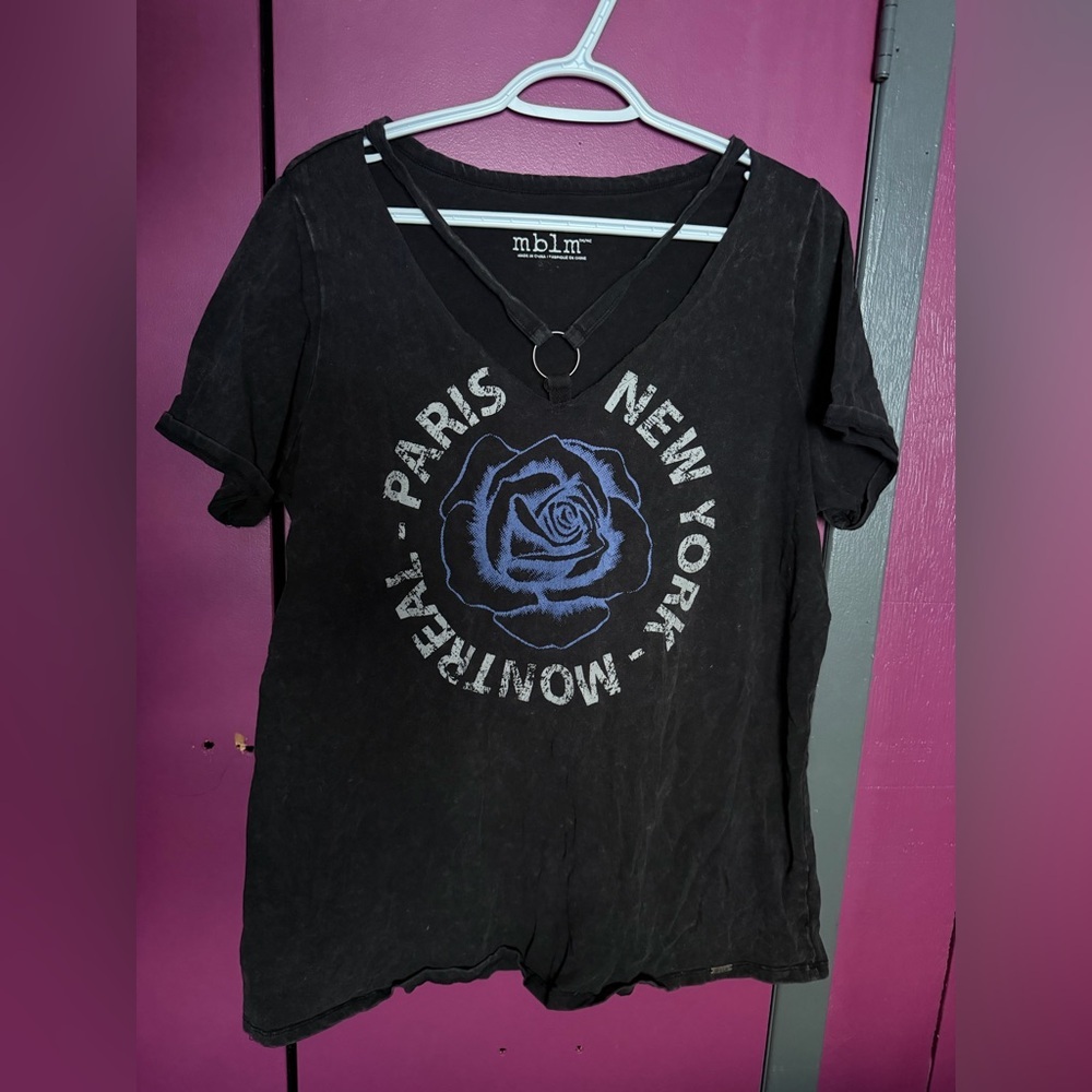 MBLM Black and Blue Graphic Tee